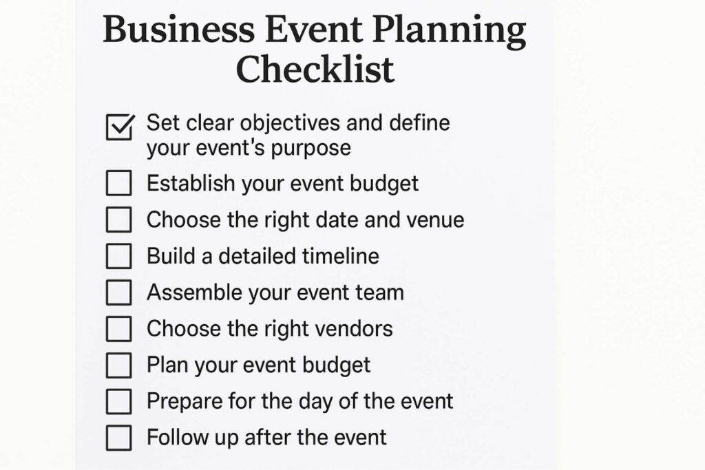 Event Planning Checklist